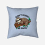 Don't Hurry Be Happy-None-Non-Removable Cover w Insert-Throw Pillow-fanfreak1