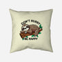 Don't Hurry Be Happy-None-Non-Removable Cover w Insert-Throw Pillow-fanfreak1