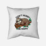 Don't Hurry Be Happy-None-Non-Removable Cover w Insert-Throw Pillow-fanfreak1