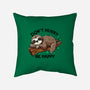 Don't Hurry Be Happy-None-Removable Cover w Insert-Throw Pillow-fanfreak1