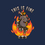 Fire Demon Meme Fine-None-Non-Removable Cover w Insert-Throw Pillow-Studio Mootant