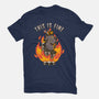 Fire Demon Meme Fine-Womens-Fitted-Tee-Studio Mootant