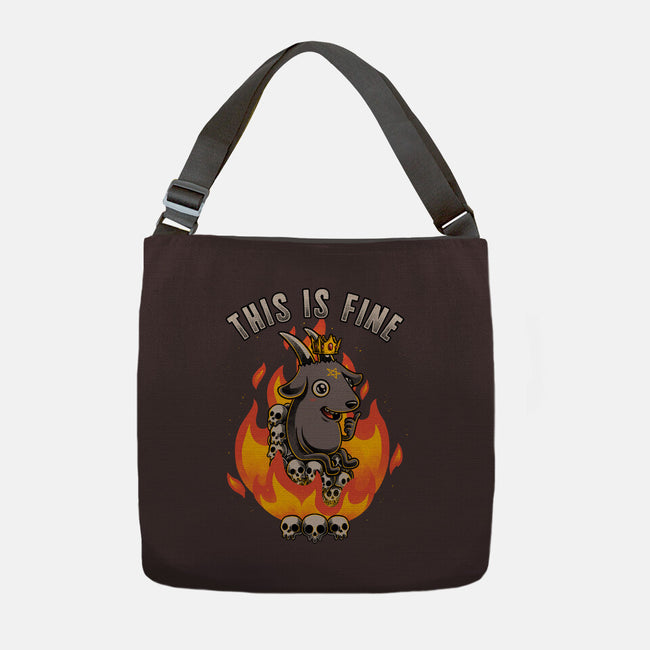 Fire Demon Meme Fine-None-Adjustable Tote-Bag-Studio Mootant