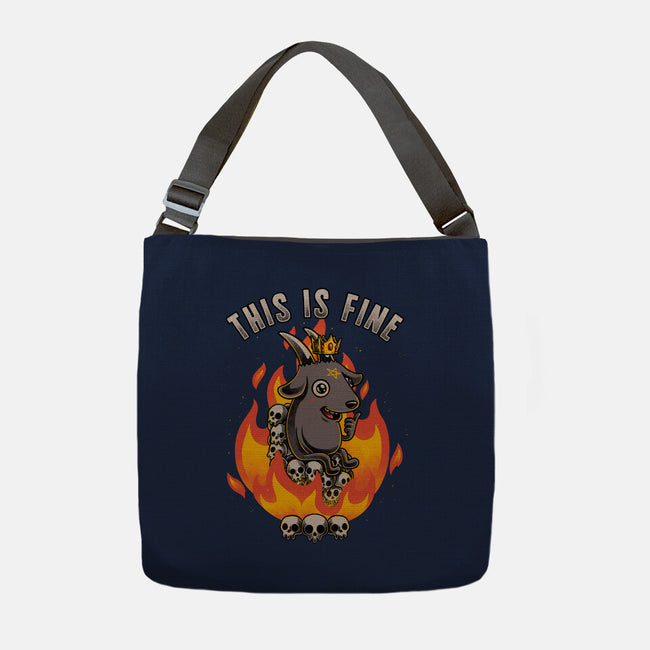 Fire Demon Meme Fine-None-Adjustable Tote-Bag-Studio Mootant