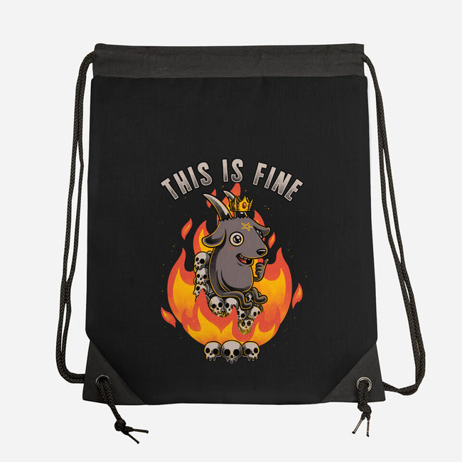 Fire Demon Meme Fine-None-Drawstring-Bag-Studio Mootant