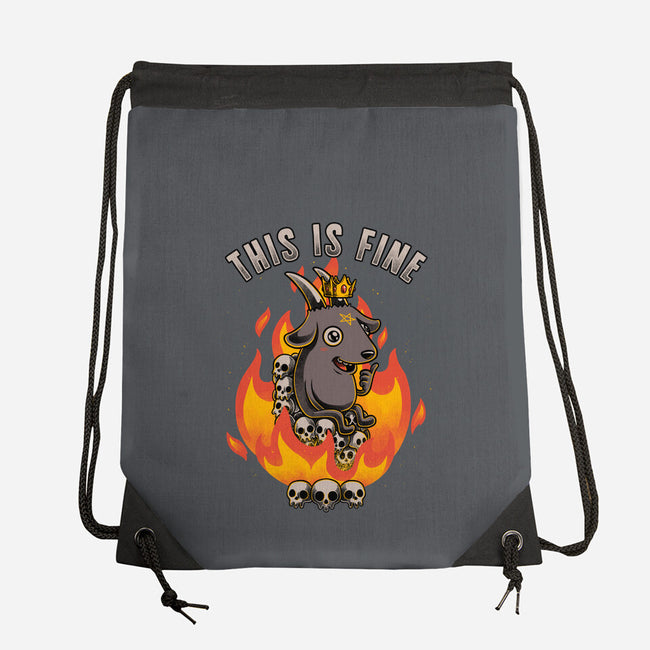 Fire Demon Meme Fine-None-Drawstring-Bag-Studio Mootant