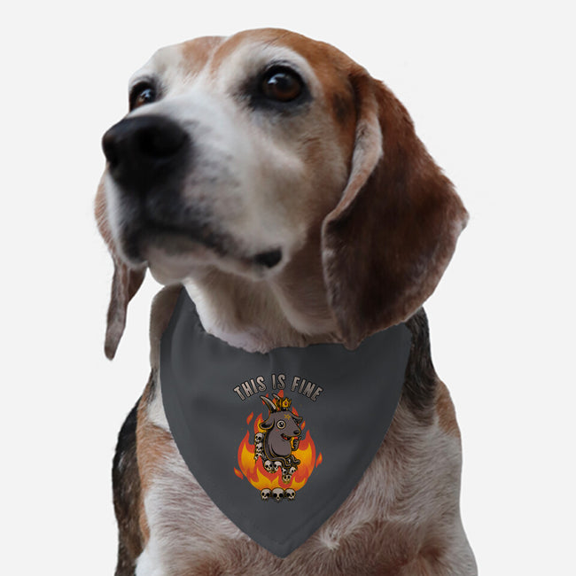 Fire Demon Meme Fine-Dog-Adjustable-Pet Collar-Studio Mootant