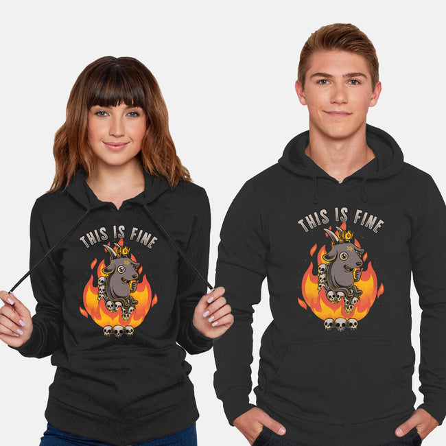 Fire Demon Meme Fine-Unisex-Pullover-Sweatshirt-Studio Mootant