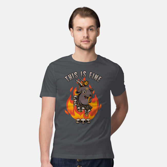 Fire Demon Meme Fine-Mens-Premium-Tee-Studio Mootant