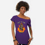 Fire Demon Meme Fine-Womens-Off Shoulder-Tee-Studio Mootant