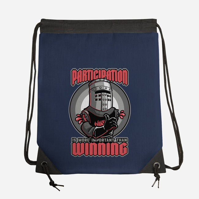 Black Knight Fun Win-None-Drawstring-Bag-Studio Mootant