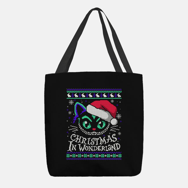 Christmas In Wonderland-None-Basic Tote-Bag-NemiMakeit