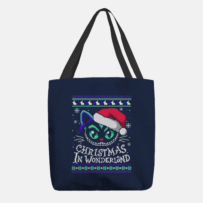 Christmas In Wonderland-None-Basic Tote-Bag-NemiMakeit