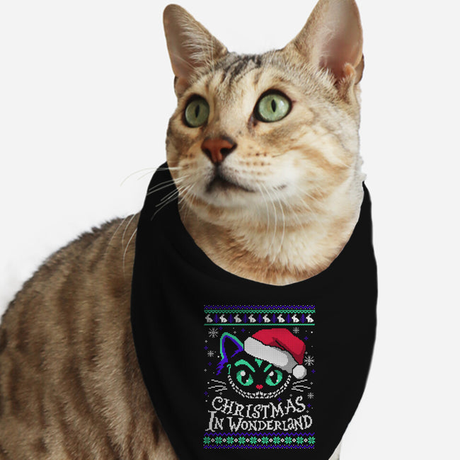 Christmas In Wonderland-Cat-Bandana-Pet Collar-NemiMakeit