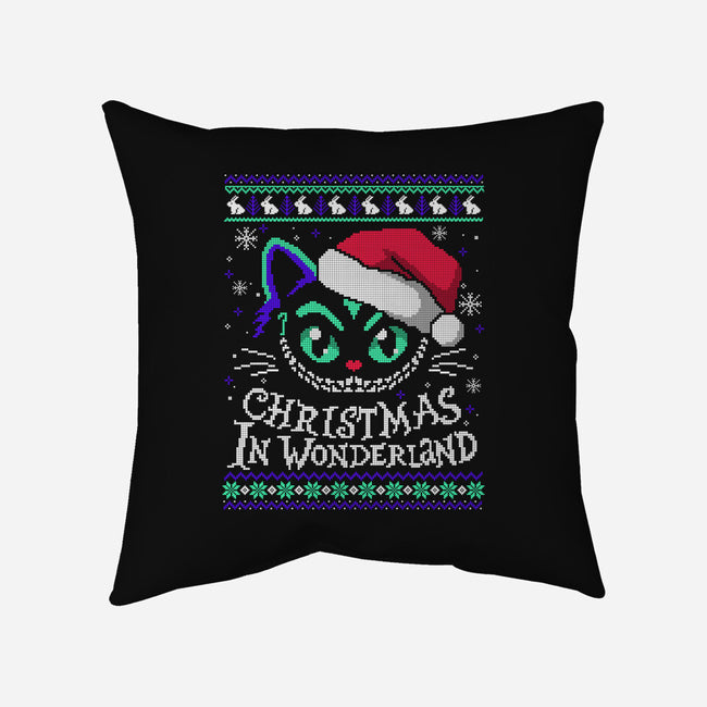 Christmas In Wonderland-None-Non-Removable Cover w Insert-Throw Pillow-NemiMakeit