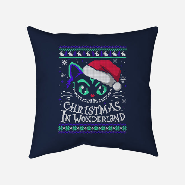 Christmas In Wonderland-None-Non-Removable Cover w Insert-Throw Pillow-NemiMakeit