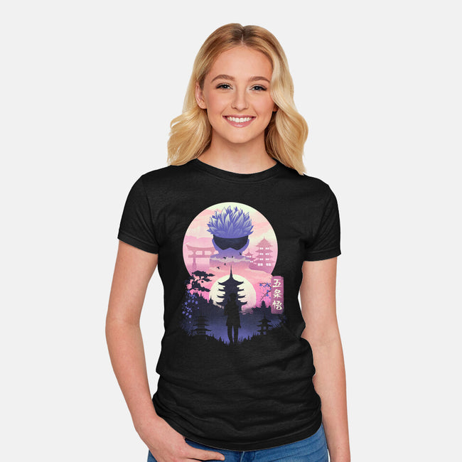 The Gojo Landscape-Womens-Fitted-Tee-dandingeroz