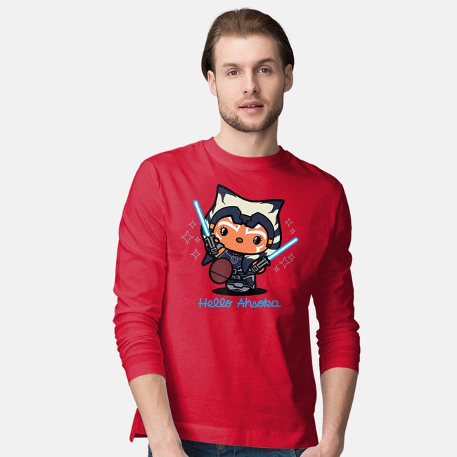 Hello Ahsoka-Mens-Long Sleeved-Tee-Boggs Nicolas