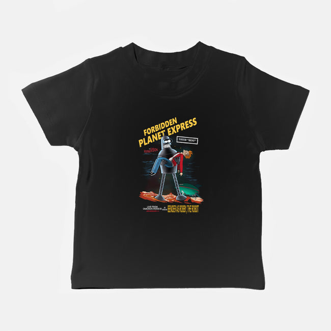 Forbidden Planet Express-Baby-Basic-Tee-ladymagumba