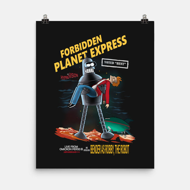 Forbidden Planet Express-None-Matte-Poster-ladymagumba