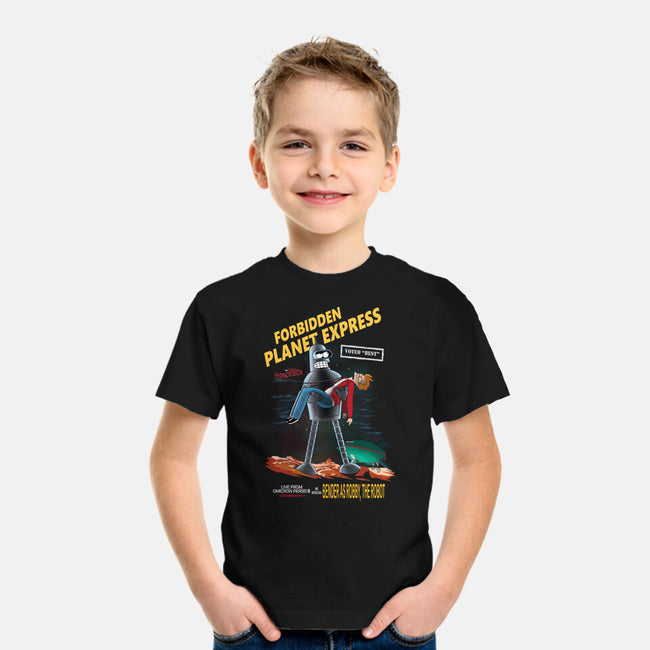 Forbidden Planet Express-Youth-Basic-Tee-ladymagumba