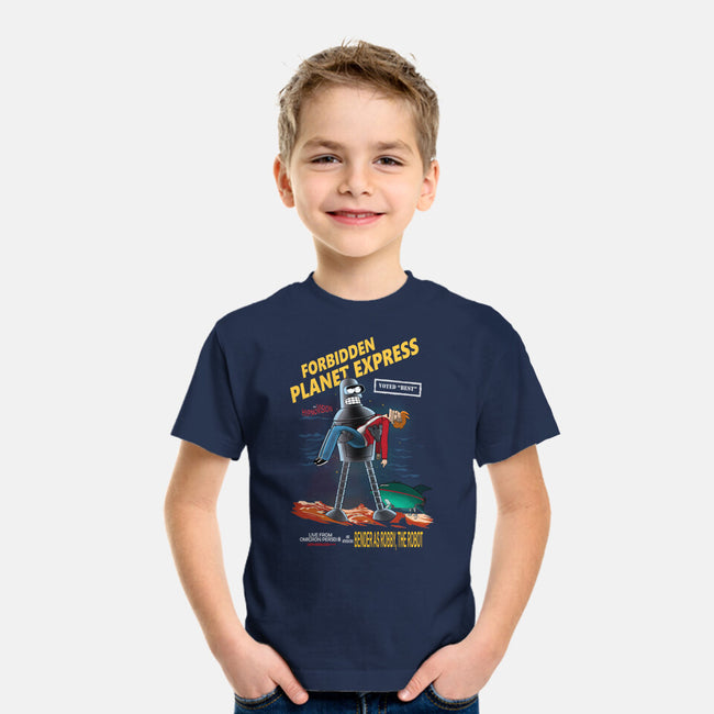 Forbidden Planet Express-Youth-Basic-Tee-ladymagumba