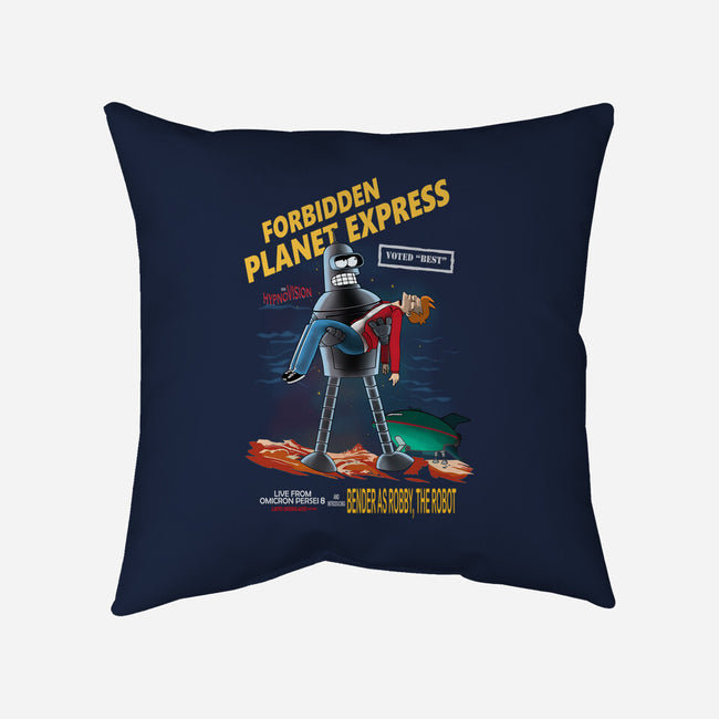 Forbidden Planet Express-None-Non-Removable Cover w Insert-Throw Pillow-ladymagumba