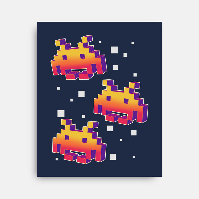 Space Ships-None-Stretched-Canvas-nickzzarto