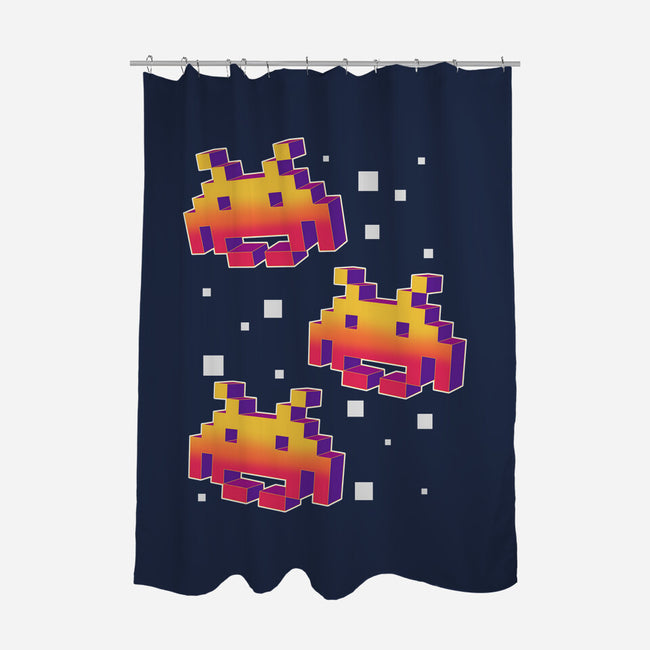 Space Ships-None-Polyester-Shower Curtain-nickzzarto