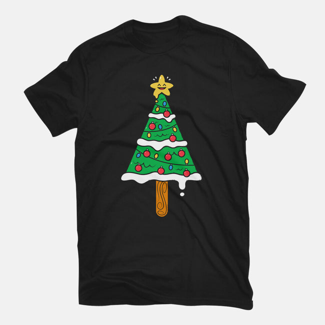 Christmas Tree Popsicle-Youth-Basic-Tee-krisren28