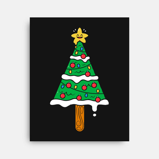 Christmas Tree Popsicle-None-Stretched-Canvas-krisren28