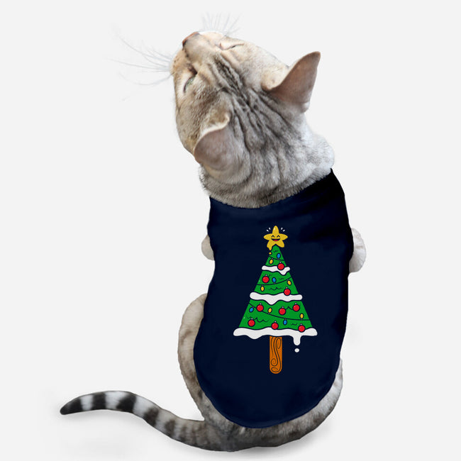 Christmas Tree Popsicle-Cat-Basic-Pet Tank-krisren28