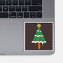 Christmas Tree Popsicle-None-Glossy-Sticker-krisren28