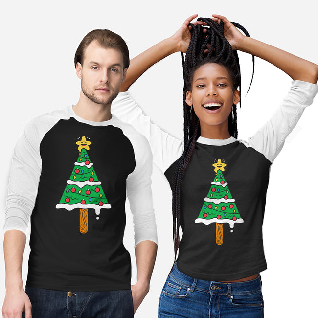 Christmas Tree Popsicle-Unisex-Baseball-Tee-krisren28