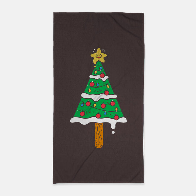 Christmas Tree Popsicle-None-Beach-Towel-krisren28
