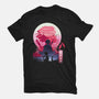 Samurai Landscape-Womens-Fitted-Tee-dandingeroz