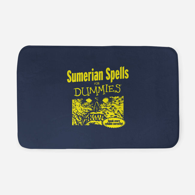 Sumerian Spells For Dummies-None-Memory Foam-Bath Mat-Boggs Nicolas