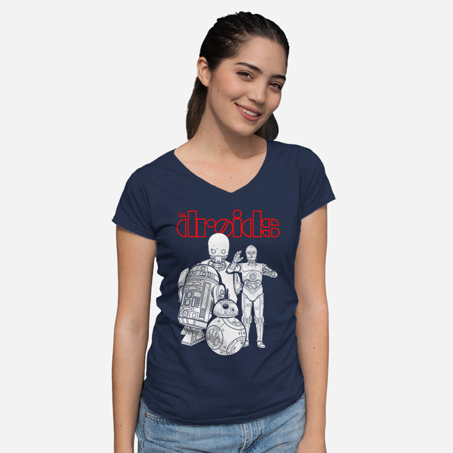 The Droids-Womens-V-Neck-Tee-Boggs Nicolas