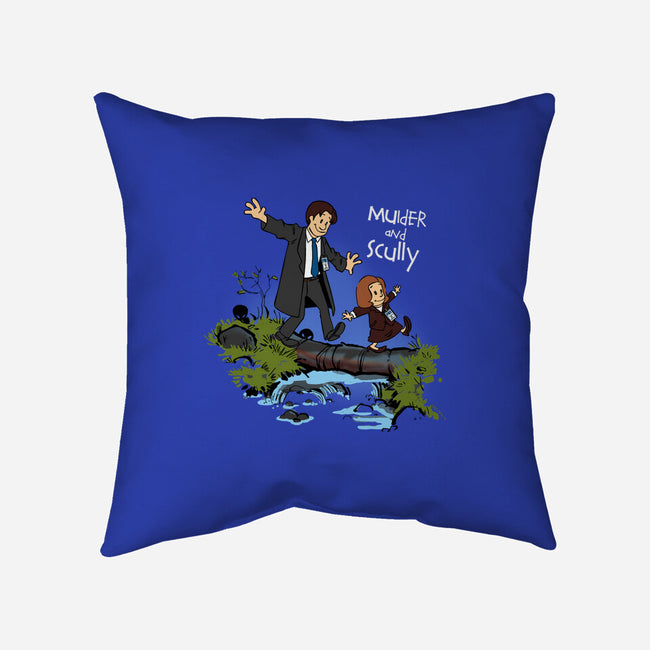 Sculvin And Mobbes-None-Removable Cover-Throw Pillow-Boggs Nicolas