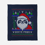Santa Paws Christmas Panda-None-Fleece-Blanket-constantine2454