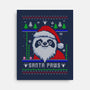 Santa Paws Christmas Panda-None-Stretched-Canvas-constantine2454