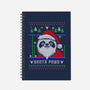 Santa Paws Christmas Panda-None-Dot Grid-Notebook-constantine2454