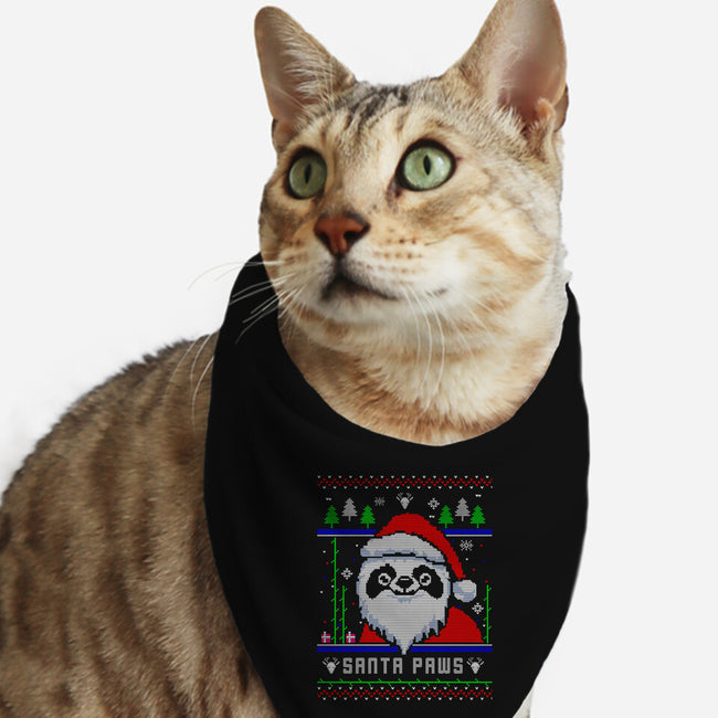 Santa Paws Christmas Panda-Cat-Bandana-Pet Collar-constantine2454