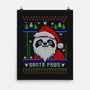 Santa Paws Christmas Panda-None-Matte-Poster-constantine2454