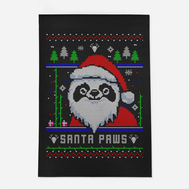 Santa Paws Christmas Panda-None-Indoor-Rug-constantine2454