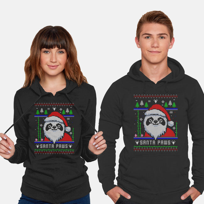 Santa Paws Christmas Panda-Unisex-Pullover-Sweatshirt-constantine2454