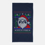 Santa Paws Christmas Panda-None-Beach-Towel-constantine2454