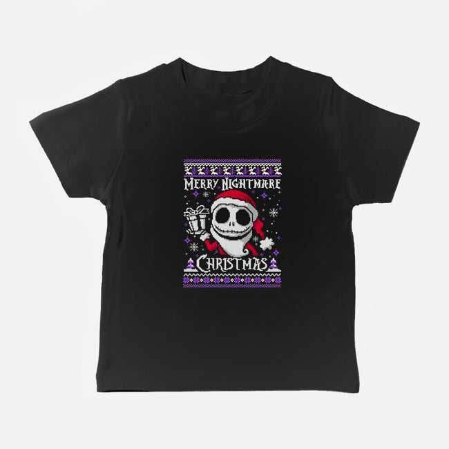 Merry Nightmare Christmas-Baby-Basic-Tee-NemiMakeit