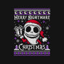 Merry Nightmare Christmas-None-Polyester-Shower Curtain-NemiMakeit