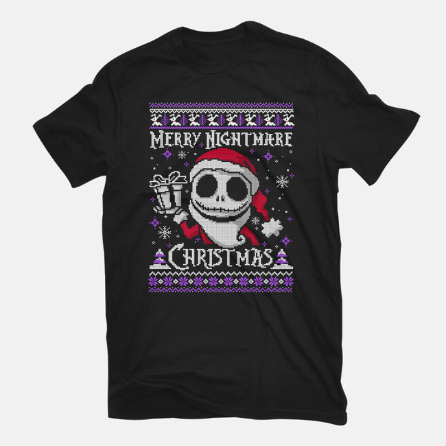 Merry Nightmare Christmas-Unisex-Basic-Tee-NemiMakeit